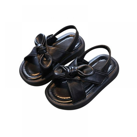 Cute Bow Children Girls Comfortable Soft Bottom Non-Slip Design Outdoor Beach Sandals Black
Cute Bow Children Girls Comfortable Soft Bottom Non-Slip Design Outdoor Beach Sandals Black