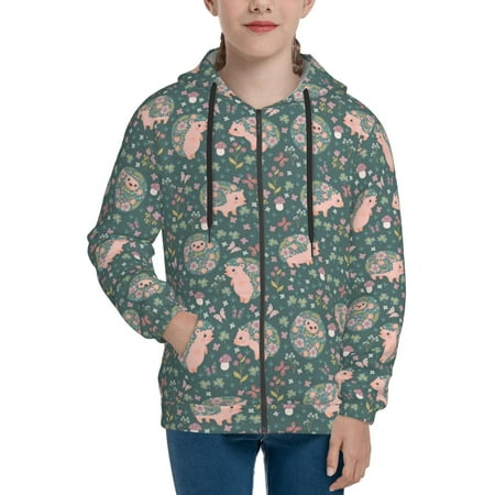 Hoodies for Women Hedgehogs and Flowers Long Sleeve Sweatshirt Drawstring Zip Up Hoodie with Pockets Teen Girl Clothes
Hoodies for Women Hedgehogs and Flowers Long Sleeve Sweatshirt Drawstring Zip Up Hoodie with Pockets Teen Girl Clothes