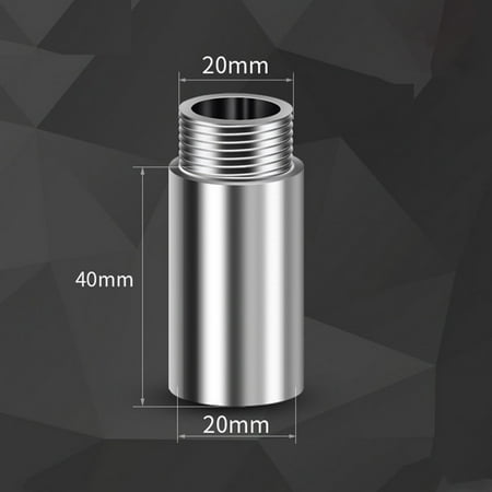 40mm Shower Head Extension Pipe Stainless Steel Bathroom Shower Extensio