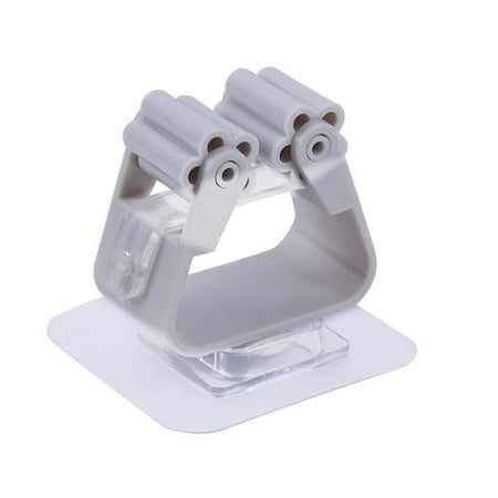 WREA Mop Holder Self-adhesive Adorable Wall Mounting Punch-free Bracket Indoor Household Kitchen Bathroom Cleaning Brush Rack Grey 
WREA Mop Holder Self-adhesive Adorable Wall Mounting Punch-free Bracket Indoor Household Kitchen Bathroom Cleaning Brush Rack Grey