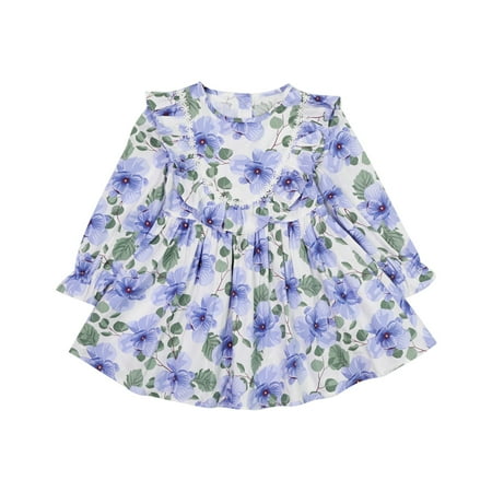 Zlekejiko Spring Kids Dress Long Sleeve Cotton Blend Floral Ruffle In Summer Cute Kids Clothes Children Beautiful Dresses Little Girl Sparkly Dress And Dress for Toddler Girls
Zlekejiko Spring Kids Dress Long Sleeve Cotton Blend Floral Ruffle In Summer Cute Kids Clothes Children Beautiful Dresses Little Girl Sparkly Dress And Dress for Toddler Girls