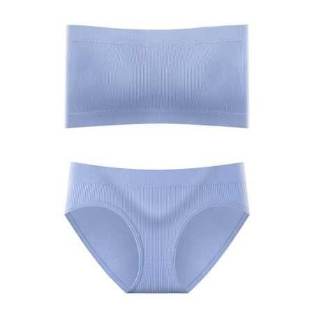 Womens Lingerie Sets Women 2 Piece Strapless Top With Padded Bra Lingerie Vest And Pack Big Triangle Square Panty Set
Womens Lingerie Sets Women 2 Piece Strapless Top With Padded Bra Lingerie Vest And Pack Big Triangle Square Panty Set