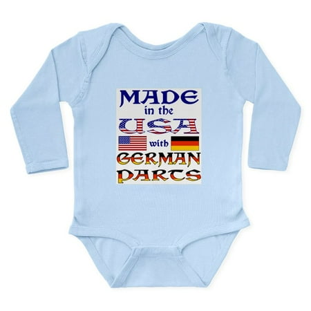 CafePress - Made USA With German Parts Long Sleeve Infant Body - Long Sleeve Infant Bodysuit
CafePress - Made USA With German Parts Long Sleeve Infant Body - Long Sleeve Infant Bodysuit