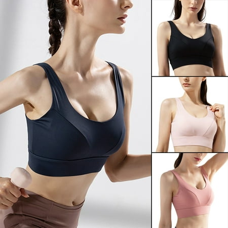 Push Up Sports Bra for Woman Wheel-Free Padded Camisole Tank Tops