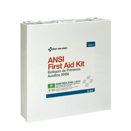 First Aid Only Inc 90570 Unitized Ansi Compliant Class B Type Iii First Aid Kit For 100 People,217 Pieces