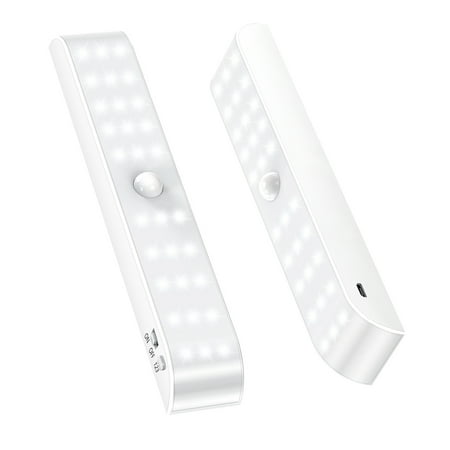 2Pack LED Bars Motion Sensor Lights 4 Mode 30 LED Wireless Closet Lights Under Cabinet Lights Portable Rechargeable Motion Sensor Light Indoor for Wardrobe Stairs Kitchen (White)
2Pack LED Bars Motion Sensor Lights 4 Mode 30 LED Wireless Closet Lights Under Cabinet Lights Portable Rechargeable Motion Sensor Light Indoor for Wardrobe Stairs Kitchen (White)