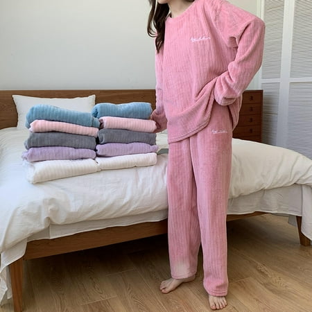 Slivexy Men s Women s Autumn And Winter Flannel Pajamas Set Long Sleeve Top With Pants(Suitable 90-150lbs)
Slivexy Men s Women s Autumn And Winter Flannel Pajamas Set Long Sleeve Top With Pants(Suitable 90-150lbs)