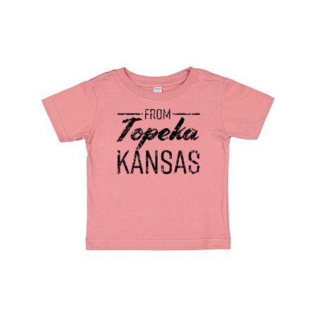 Inktastic From Topeka Kansas in Black Distressed Text Gift Baby Boy or Baby Girl T-Shirt
Inktastic From Topeka Kansas in Black Distressed Text Gift Baby Boy or Baby Girl T-Shirt
