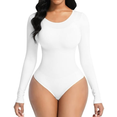 Bodysuit for Women Fall clothes for womens 2022 - Body Shaper shapewear Long Sleeve Crew Neck Thong Body Shaping Tops
Bodysuit for Women Fall clothes for womens 2022 - Body Shaper shapewear Long Sleeve Crew Neck Thong Body Shaping Tops