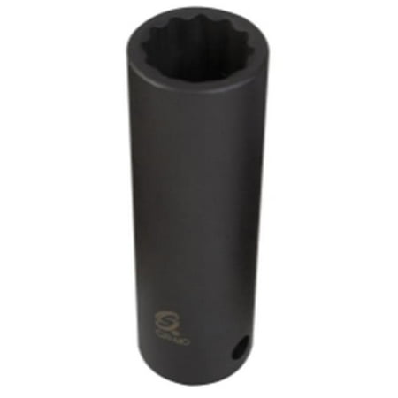 26705 0.5 in. Drive Deep Impact Socket - 12 Point - 0.62 in.
