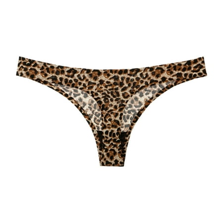 Zuwimk Womens Thong Underwear Womens Mid-Rise Seamless Thongs Comfy Underwear G-Strings Panties Brown M
Zuwimk Womens Thong Underwear Womens Mid-Rise Seamless Thongs Comfy Underwear G-Strings Panties Brown M
