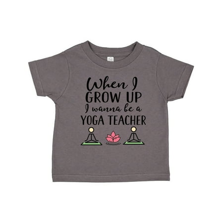 Inktastic Future Yoga Teacher Instructor Gift Toddler Toddler Girl T-Shirt