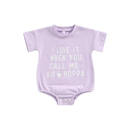 Infant Baby Girls Boys Easter Outfit Oversized Short Sleeve Crewneck Romper Sweatshirt Baby Bunny Summer Outfit
Infant Baby Girls Boys Easter Outfit Oversized Short Sleeve Crewneck Romper Sweatshirt Baby Bunny Summer Outfit