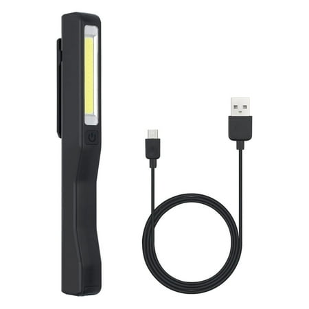 COB Rechargeable Work Light Micro USB Swivel Flashlight Inspection Lighting Tool Black 
COB Rechargeable Work Light Micro USB Swivel Flashlight Inspection Lighting Tool Black