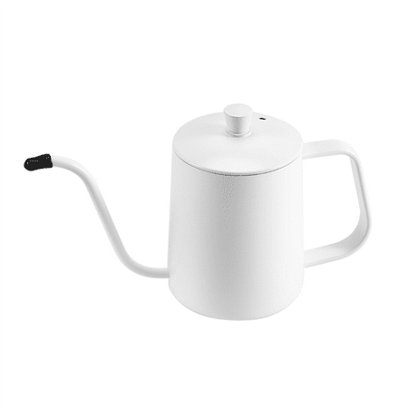 Drip Kettle Coffee Tea Pot Non-Stick Coating Gooseneck Drip Thin Mouth Pour over Coffee Maker Coffee Tool White
Drip Kettle Coffee Tea Pot Non-Stick Coating Gooseneck Drip Thin Mouth Pour over Coffee Maker Coffee Tool White
