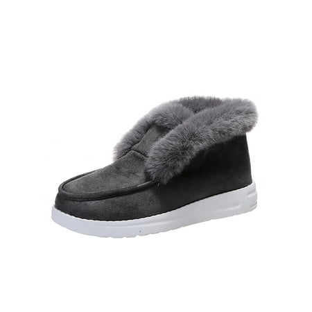 Lacyhop Women Suede Ankle Booties Outdoor Winter Slip On Anti Slip Casual Work Flat Shoes
Lacyhop Women Suede Ankle Booties Outdoor Winter Slip On Anti Slip Casual Work Flat Shoes