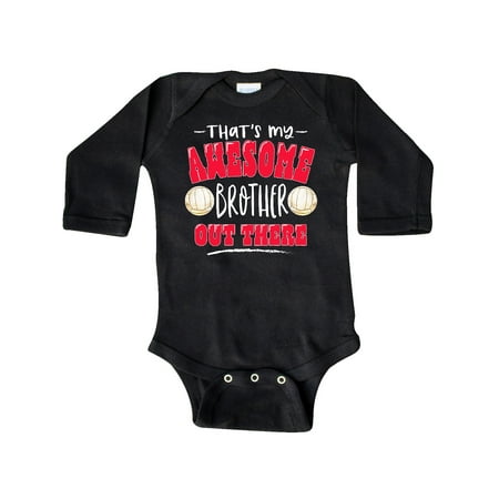 Inktastic That s My Awesome Brother Out There with Volleyball Gift Baby Boy or Baby Girl Long Sleeve Bodysuit
Inktastic That s My Awesome Brother Out There with Volleyball Gift Baby Boy or Baby Girl Long Sleeve Bodysuit