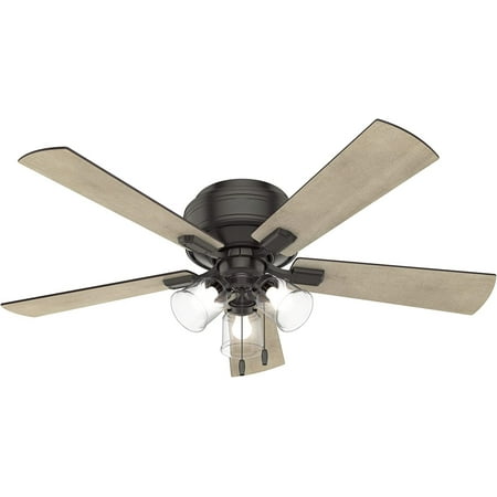 Indoor Low Profile Ceiling with LED Light and Pull Chain Control 52” Noble Bronze
Indoor Low Profile Ceiling with LED Light and Pull Chain Control 52” Noble Bronze