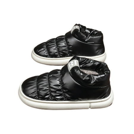 SIMANLAN Adults & Kids Snow Boots Plush Lining Ankle Bootie Round Toe Winter Shoes Outdoor Cold Weather Slipper Booties Walking Slip On Comfort Casual Shoe Black 7.5
SIMANLAN Adults & Kids Snow Boots Plush Lining Ankle Bootie Round Toe Winter Shoes Outdoor Cold Weather Slipper Booties Walking Slip On Comfort Casual Shoe Black 7.5