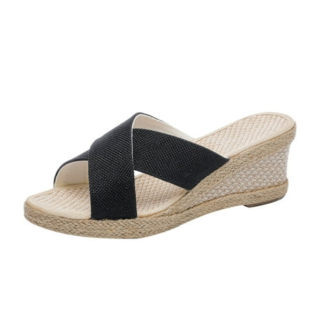 ZTTD Fashion Women s Casual Shoes Breathable Slip-on Outdoor Leisure Wedges Slippers Women s Slipper A
ZTTD Fashion Women s Casual Shoes Breathable Slip-on Outdoor Leisure Wedges Slippers Women s Slipper A