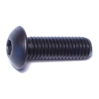 5mm-0.8 x 16mm Black Oxide Class 10.9 Steel Coarse Thread Button Head Hex Socket Cap Screws
5mm-0.8 x 16mm Black Oxide Class 10.9 Steel Coarse Thread Button Head Hex Socket Cap Screws