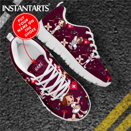2021 Luxury Designer Shoes Cute Cartoon Nurse Custom Name Print Mesh Nursing Sneaker Woman Flats Shoes Ladies Lace Up Footwear
2021 Luxury Designer Shoes Cute Cartoon Nurse Custom Name Print Mesh Nursing Sneaker Woman Flats Shoes Ladies Lace Up Footwear
