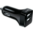 i.Sound ISOUND-6856 2.4-Amp Dual-USB Car Charger with microUSB Cable
