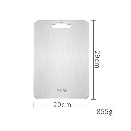 304 Stainless Steel Cutting Board Chopping Block Meat Vegetable Mat Kitchen Tool
304 Stainless Steel Cutting Board Chopping Block Meat Vegetable Mat Kitchen Tool