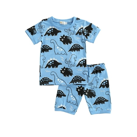 Diconna Baby Boys Summer 2Pcs Sets Train Dinosaur Printing Short Sleeve Top + Shorts Homewear
Diconna Baby Boys Summer 2Pcs Sets Train Dinosaur Printing Short Sleeve Top + Shorts Homewear
