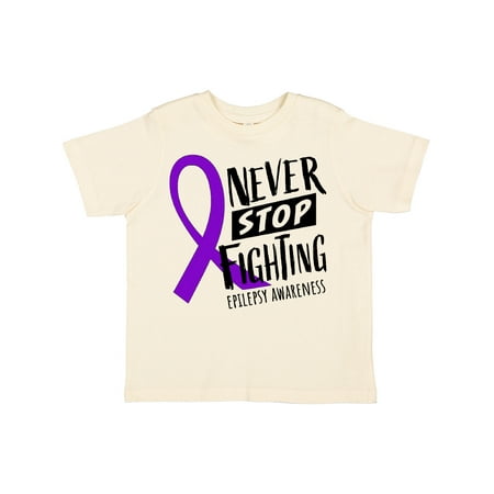 Inktastic Never Stop Fighting Epilepsy Awareness Purple Ribbon Gift Toddler Boy or Toddler Girl T-Shirt
Inktastic Never Stop Fighting Epilepsy Awareness Purple Ribbon Gift Toddler Boy or Toddler Girl T-Shirt