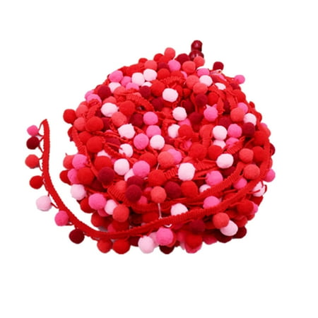 4.5m 5 Color Gradient Color Ball Lace DIY Small Ball Lace Trim Lace for Dress Scarf Hat Curtain (Red)
4.5m 5 Color Gradient Color Ball Lace DIY Small Ball Lace Trim Lace for Dress Scarf Hat Curtain (Red)