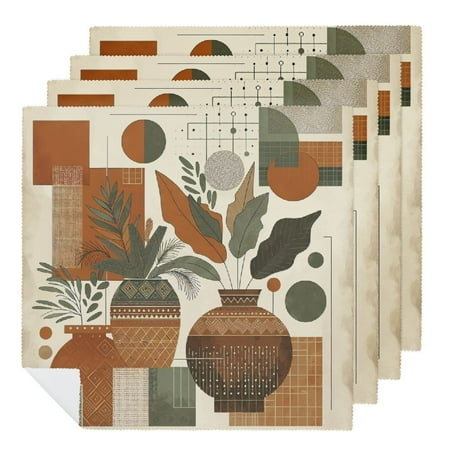 WENZZ Terracotta Pots Foliage Minimalist Cloth Napkins Polyester Farmhouse Party Dining Table Decor 6 PCS
WENZZ Terracotta Pots Foliage Minimalist Cloth Napkins Polyester Farmhouse Party Dining Table Decor 6 PCS