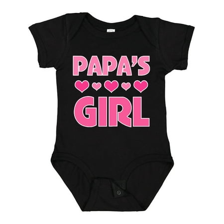 Inktastic Papas Girl Granddaughter Gift Baby Girl Bodysuit