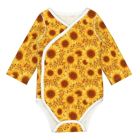 Zeuib Vintage Leopard Print Sunflower Unisex-baby Long Sleeve Bodysuit 100% Organic Cotton-12 Months
Zeuib Vintage Leopard Print Sunflower Unisex-baby Long Sleeve Bodysuit 100% Organic Cotton-12 Months