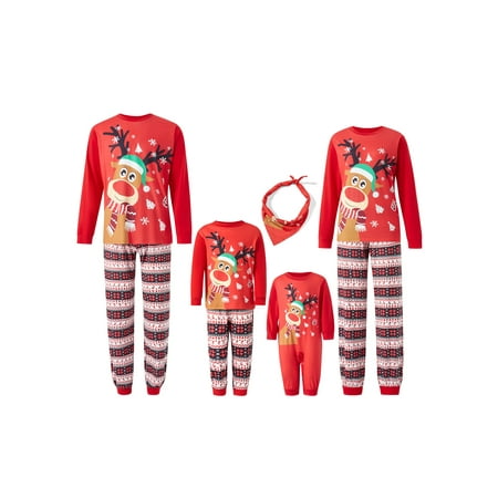 Youweixiong Family Matching Christmas Pajamas Set Holiday Elk Print Sleepwear Xmas PJS Set for Couples and Kids
Youweixiong Family Matching Christmas Pajamas Set Holiday Elk Print Sleepwear Xmas PJS Set for Couples and Kids
