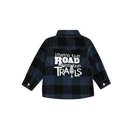 wybzd Kid Boy Casual Shirts Coat Lapel Neck Long Sleeve Plaid Printed Back Letter Street Wear Tops Dark Blue 1-2 Years
wybzd Kid Boy Casual Shirts Coat Lapel Neck Long Sleeve Plaid Printed Back Letter Street Wear Tops Dark Blue 1-2 Years