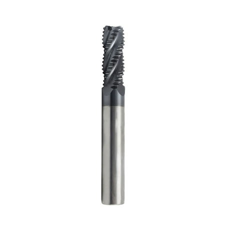 Solid carbide roughing milling cutter with 4teeth AlTiN coating suitable fo HPC
Solid carbide roughing milling cutter with 4teeth AlTiN coating suitable fo HPC