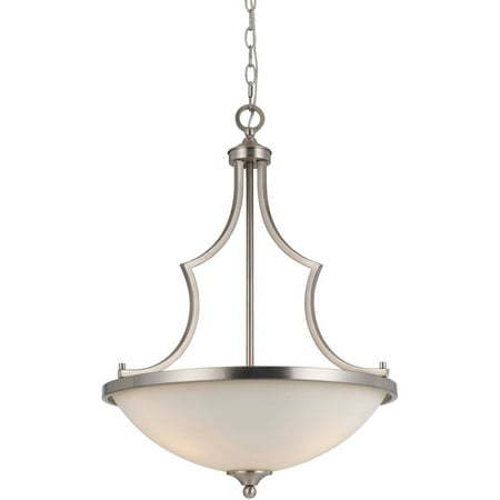 Pendants 3 Light Fixture With Brushed Steel Finish Metal Material E26 19 180 Watts
Pendants 3 Light Fixture With Brushed Steel Finish Metal Material E26 19 180 Watts