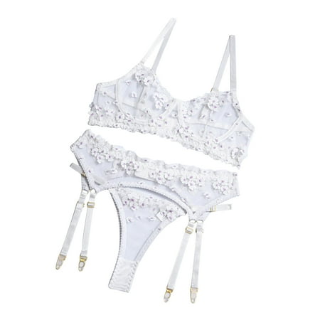 KBKYBUYZ Women s Erotic Lingerie3-Piece Set Of Mesh Splicing Straps With Steel Rings With Garter Belt Sexy Set
KBKYBUYZ Women s Erotic Lingerie3-Piece Set Of Mesh Splicing Straps With Steel Rings With Garter Belt Sexy Set