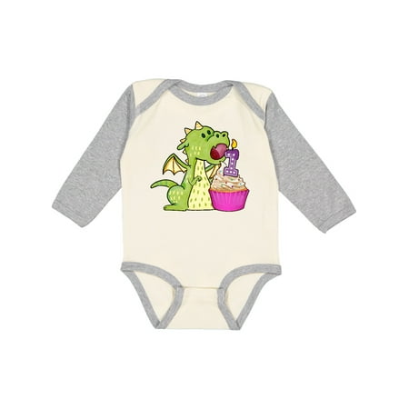 Inktastic Dragon Cupcake 1st Birthday Boys or Girls Long Sleeve Baby Bodysuit
Inktastic Dragon Cupcake 1st Birthday Boys or Girls Long Sleeve Baby Bodysuit