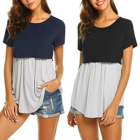 Tejiojio Maternity/Labor/Nursing Clothing Clearance Women Pregnant Maternity Nursing Breastfeeding Top T-Shirt Blouse
Tejiojio Maternity/Labor/Nursing Clothing Clearance Women Pregnant Maternity Nursing Breastfeeding Top T-Shirt Blouse