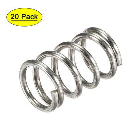 Uxcell 304 Stainless Steel Compression Spring 30N Load Capacity 20pcs 0.39x0.050.59inch
Uxcell 304 Stainless Steel Compression Spring 30N Load Capacity 20pcs 0.39x0.050.59inch
