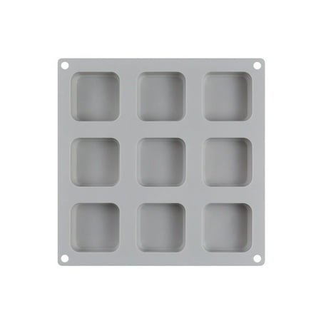 Kironypik Squared Silicone Cake Mold 9 Cavity Mould Bread Cupcakes Bakeware High Temperature Resistant Molds Pan Tray Oven Baking DIY Tool
Kironypik Squared Silicone Cake Mold 9 Cavity Mould Bread Cupcakes Bakeware High Temperature Resistant Molds Pan Tray Oven Baking DIY Tool