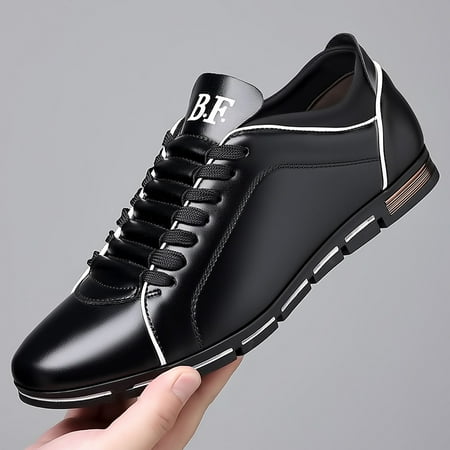 Men‘s Dress Shoes Casual Lightweight Non-slip Flat Shoes New Year Gift