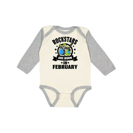 Inktastic Rockstars Are Born in February Birthday Gift Baby Boy or Baby Girl Long Sleeve Bodysuit
Inktastic Rockstars Are Born in February Birthday Gift Baby Boy or Baby Girl Long Sleeve Bodysuit