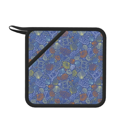 1 PCS Pot Holders for Kitchen - Heat Resistant Silicone Pot Holders with Hanging Loop colourful seashells Non Slip Oven Hot Pads Potholders for Decor Baking Cooking Kitchen
1 PCS Pot Holders for Kitchen - Heat Resistant Silicone Pot Holders with Hanging Loop colourful seashells Non Slip Oven Hot Pads Potholders for Decor Baking Cooking Kitchen