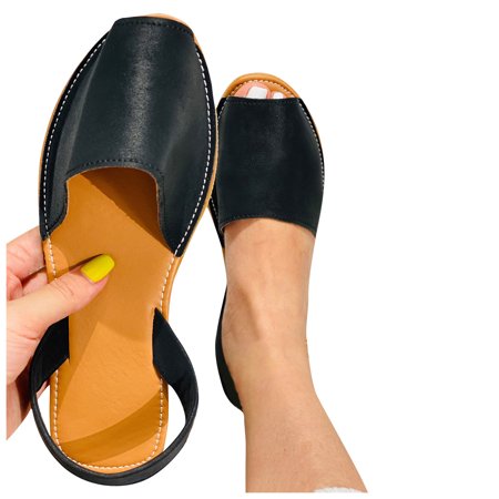 Summer Sandals Women s Flats Slip On Elastic Strap Fish Mouth Home Outdoor
