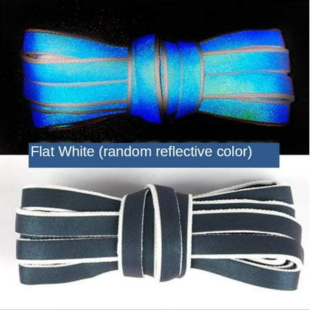 MINM New 3 Colors Holographic Reflective Shoelaces Double-sided Reflective High-bright Reflective Flat Laces Sneakers Shoe Laces
MINM New 3 Colors Holographic Reflective Shoelaces Double-sided Reflective High-bright Reflective Flat Laces Sneakers Shoe Laces