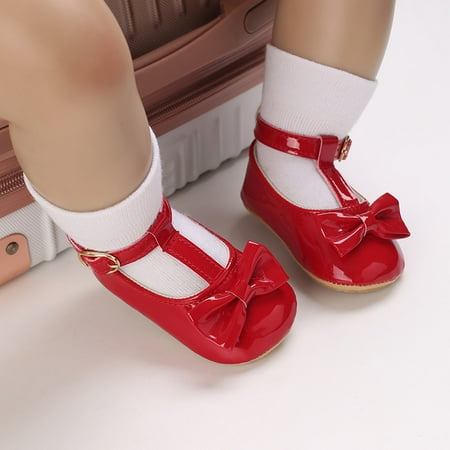 Toddler Kids Girls Soild Bowknot Princress Shoes Soft Sole The Floor Barefoot Non Slip First Walkers Prewalker Shoes Red 11
Toddler Kids Girls Soild Bowknot Princress Shoes Soft Sole The Floor Barefoot Non Slip First Walkers Prewalker Shoes Red 11