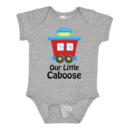 Inktastic Train Our Little Caboose New Baby Gift Baby Boy or Baby Girl Bodysuit